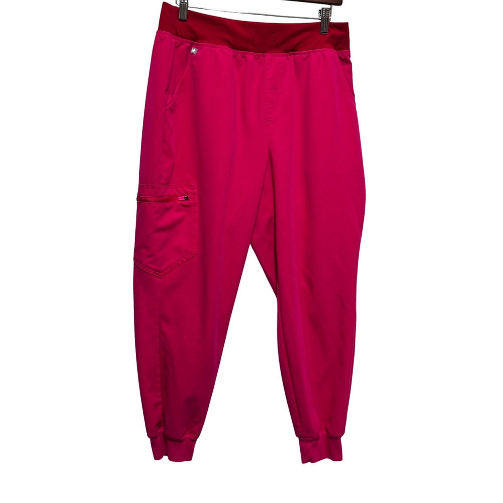 Figs Womens Healthcare Zamorra Jogger Scrub Pants LP Pink Technical Collection